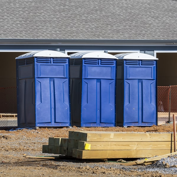 what is the maximum capacity for a single porta potty in Nederland CO